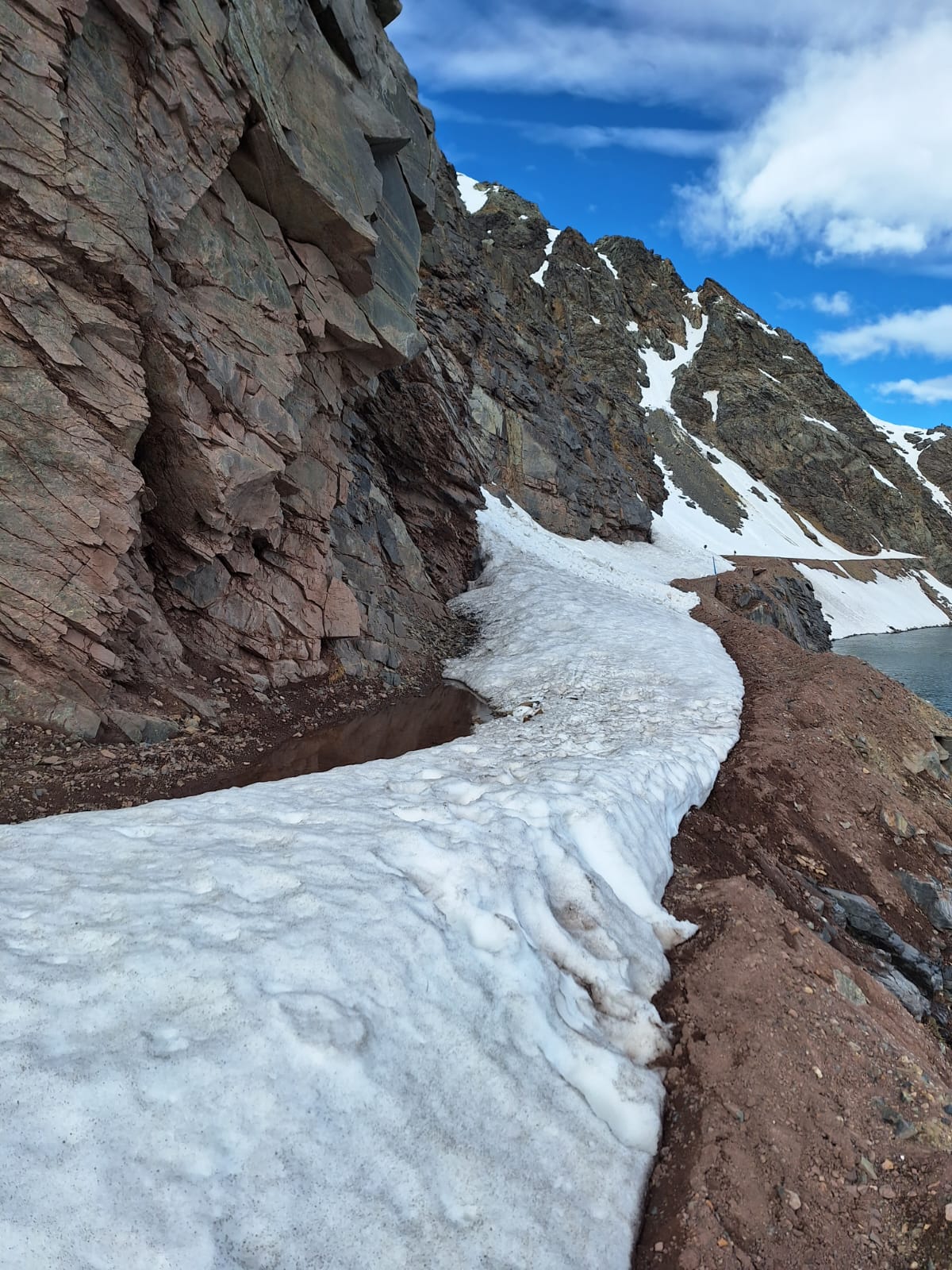 Valle del Yeso Termas del Plomo en Invierno