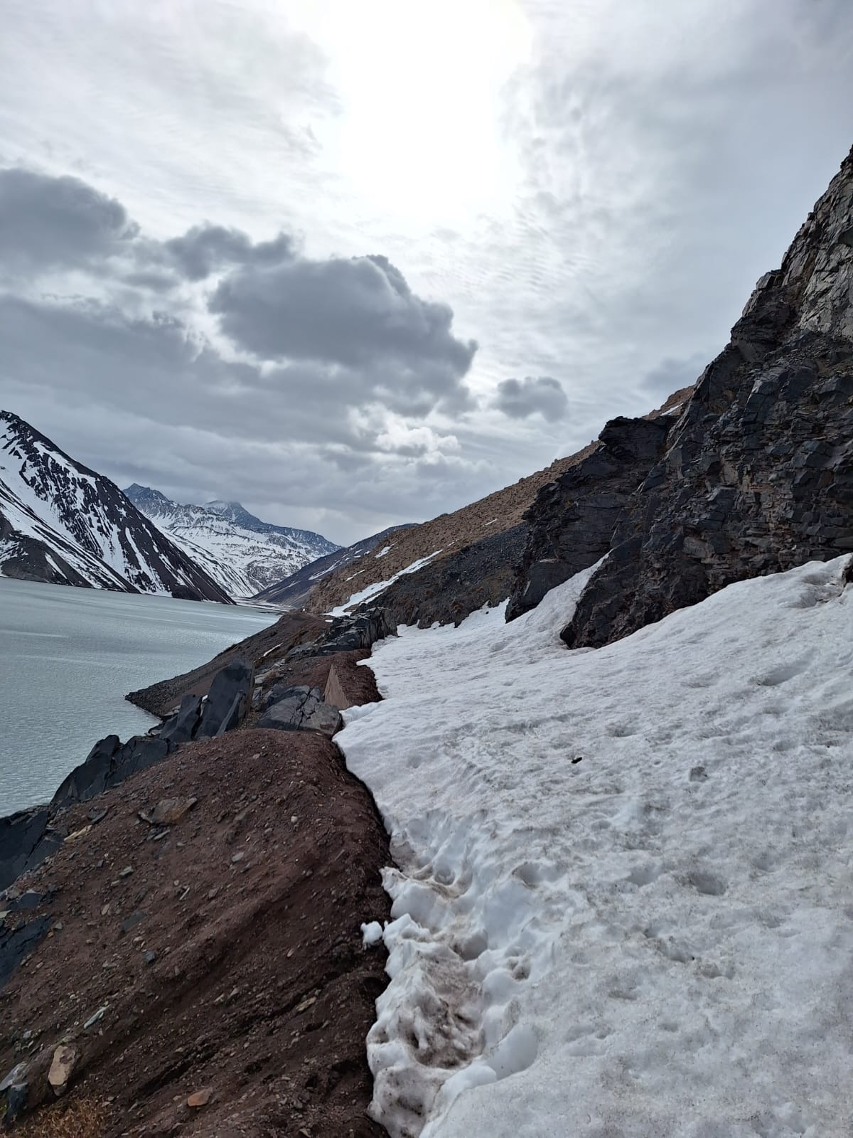 Valle del Yeso Termas del Plomo en Invierno